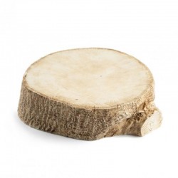 100% Chef Ağaç Gövdesi Porselen Sunum Tabağı, 23x7 cm - Thumbnail