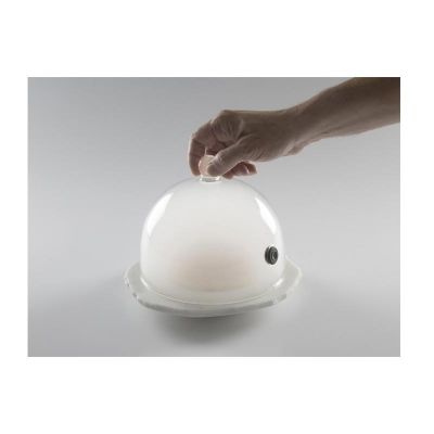 100% Chef Aladin Cover Glass Fan with Valve, 18 cm - 100% Chef