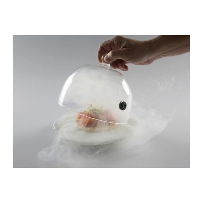 100% Chef Aladin Cover Glass Fan with Valve, 18 cm - 100% Chef