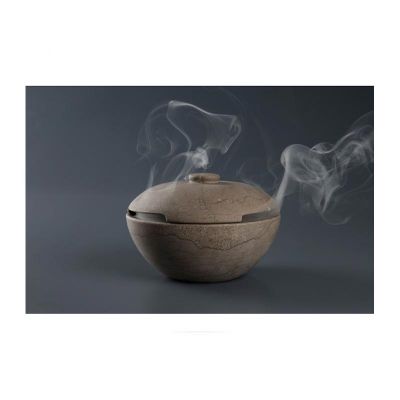 100% Chef Aromalı Mermer Mini Tencere, 15x10 cm - 2