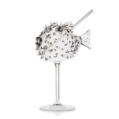 100% Chef Balon Balığı Cam Kupa, 250 ml - 1