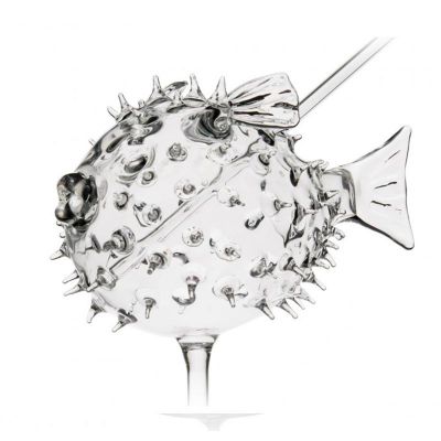 100% Chef Balon Balığı Cam Kupa, 250 ml - 2