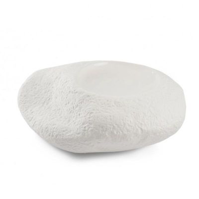 100% Chef Big Rock Porselen Sunum Tabağı, 22x19x8 cm - 1