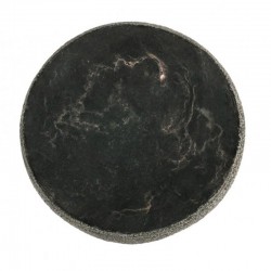 100% Chef Black Moon Advance Mermer Sunum Tabağı, 17cm, Siyah - 1