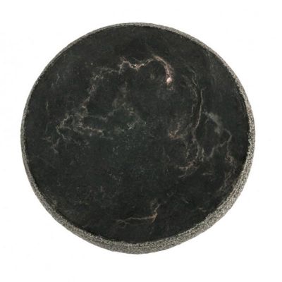 100% Chef Black Moon Advance Mermer Sunum Tabağı, 17cm, Siyah - 100% Chef