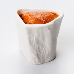 100% Chef Bone Terrine Porselen Sunum Kalıbı, 50 ml, 3 Adet - Thumbnail