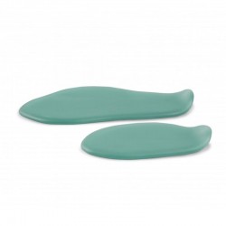 100% Chef Cadaques Cam Tabak, 14 cm, 2 Adet, Yeşil - 1