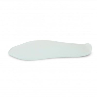 100% Chef Cadaques Cam Tabak, 22 cm, 2 Adet, Beyaz - 1