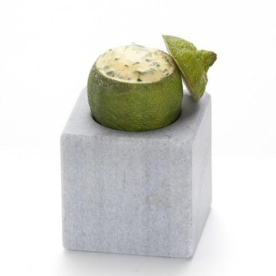 100% Chef Cube Mermer Sunum Tabağı, 6x6 cm - 2