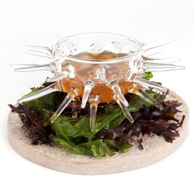 100% Chef Deniz Kestanesi Cam Sunum Kasesi, 125 ml - 100% Chef