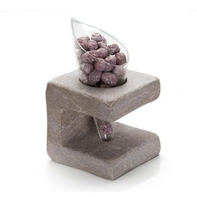 100% Chef Dondurma Külah Standı, Mermer, 8x8x8.5 cm - 1