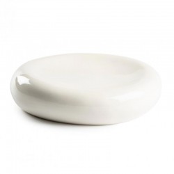 100% Chef Dune Porselen Sunum Tabağı, 27x7 cm, Beyaz - Thumbnail