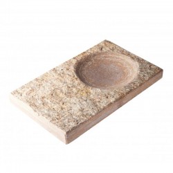 100% Chef Fountain Kuvarsit Sunum Tabağı, 19x11 cm - 100% Chef