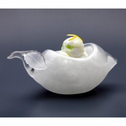 100% Chef Ice Age Limon Termal Sunum Tabağı, 24x10 cm - 100% Chef