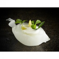 100% Chef Ice Age Limon Termal Sunum Tabağı, 24x10 cm - Thumbnail