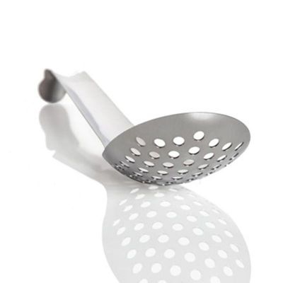 100% Chef Lotus Delikli Hayvar Kaşığı, Çelik, 16 cm, 10 Adet - 100% Chef