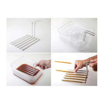 100% Chef Makaron Yapma Kiti, Çelik, XL - 3