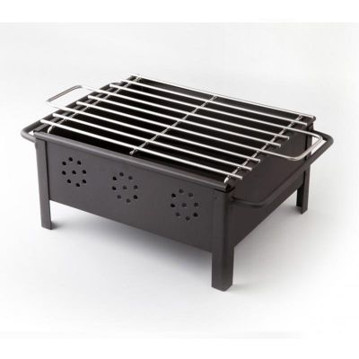 100% Chef Masa Üstü Mini Barbekü, 25x20x13 cm - 1