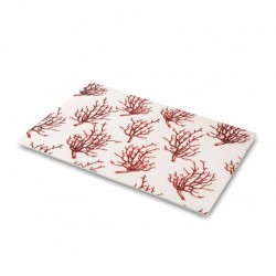 100% Chef Mercan Baskılı Porselen Sunum Tabağı, 30x21 cm - 1