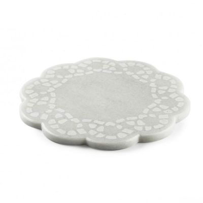 100% Chef Mermer Gravürlü Sunum Tabağı, 20 cm - 1