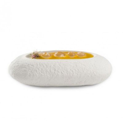 100% Chef Mini Rock Porselen Sunum Tabağı, 22x10x6 cm - 2