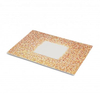 100% Chef Mısır Baskılı Porselen Sunum Tabağı, 30x21 cm - 1