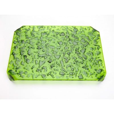 100% Chef Nori Cam Sunum Tabağı, 22x16 cm - 1