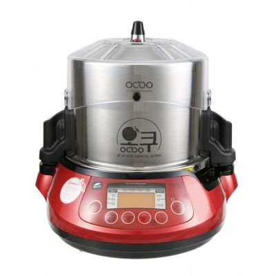 100% Chef Ocoo Pro Otomatik Çift Düdüklü Tencere, 3.5 L, Kırmızı - 1
