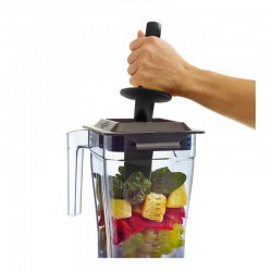 100% Chef Omega Blender, 3 L, 1500 W, Gri - Thumbnail