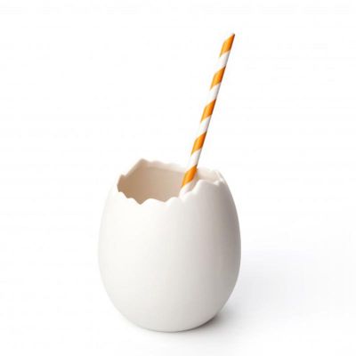 100% Chef Ostrich Egg Porselen Sunum Kasesi, 350 ml, 2 Adet - 1