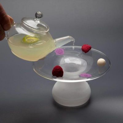 100% Chef Ovni Tapa Cam Sunum Tabağı, 90 ml, 8x10 cm, 2 Adet - 100% Chef