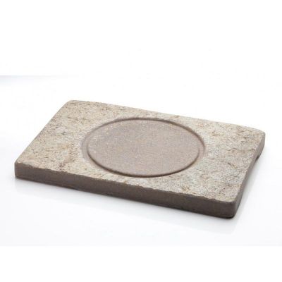 100% Chef Platform Kuvarsit Sunum Tabağı, 25x18 cm - 1