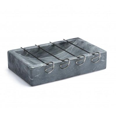 100% Chef Robata Mermer Barbekü, 25x16x6 cm - 1