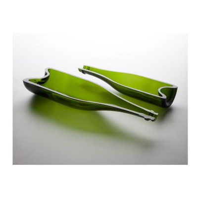 100% Chef Şampanya Şişesi Cam Sunum Tabağı, 130 ml, 6 Adet - 1
