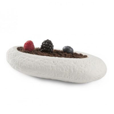 100% Chef Small Rock Porselen Sunum Tabağı, 22x10x6 cm - 2