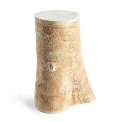 100% Chef Yüksek Ağaç Dalı Porselen Sunum Tabağı, 9x20 cm - 100% Chef