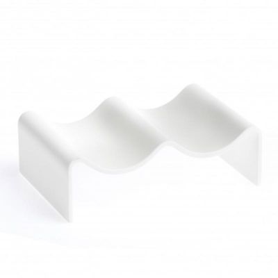 100% Chef لوح عرض متموج أكريليك متموج، 29.5 × 10 × 5 سم - 100% Chef