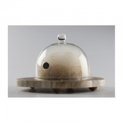 100% Chef Aladin Cover Glass Fan with Valve, 18 cm - 2