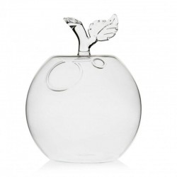 100% Chef Apple Glass Cup with Wooden Body, 250 ml - 100% Chef (1)