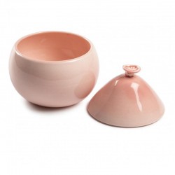 100% Chef Balloon Porcelain Presentation Bowl with Lid, 15x14 cm - 100% Chef