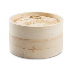 100% Chef Bamboo Steamer, 15x9 cm - 1