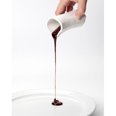 100% Chef Bone Porcelain Sauce Serving Bowl, 5x10 cm - 100% Chef