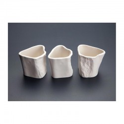 100% Chef Bone Terrine Porcelain Presentation Mould, 50 ml, 3 Pieces - 100% Chef (1)