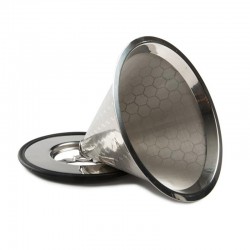 100% Chef Braided Strainer, Steel, 12x9 cm - 100% Chef