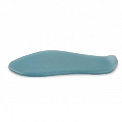 100% Chef Cadaques Glass Plate, 14 cm, 2 Pieces, Blue - 1