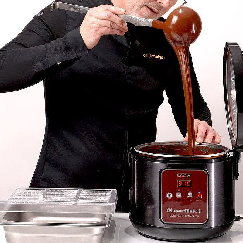 100% Chef Choco-Mate+ İkili Kakao Yağı Temperleme Seti, 2x5 L - 100% Chef