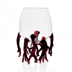 100% Chef Coral Glass Mug, 250 ml, Red - 100% Chef