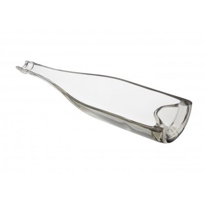 100% Chef Crystal Champagne Bottle Glass Presentation Plate, 250 ml, 6 Pieces - 100% Chef