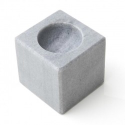 100% Chef Куб Мраморная презентационная тарелка, 6x6 см - 1