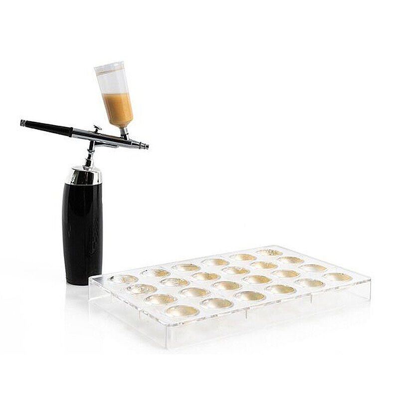 100% Chef Deko Spray Şarjlı Mini Gıda Dekorasyon Airbrush Tabancası - 100% Chef